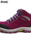 Sneakers Plush Women Hiking Shoes Women's Camping Sneakers Breathable Shoes Plus Size 35-46 Slip-on Keep Warm De