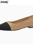 Size 33-42 Women Pumps Summer 2023 Real Leather Casual Flats Shoes for Women Luxury Brand Thick High Heels Shoes