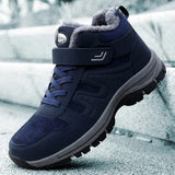 Hiking Shoes Boots for Men Women Keep Warm Plush Non-slip Caminhadas Trekking Ankle Boots Waterproof Sneakers Casual