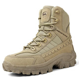 Breakj And Winter High-Top Climbing Boots Outdoor Tactical Boots Desert Boots Snow Boots Camping Large Training Shoes