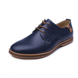 Many Young And Middle-Aged British Leather Shoes Beef Tendon Bottom Men's Shoes Flat Large Spot Quick