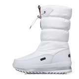 Boots Women's Winter Boots Waterproof Non-slip Platform Booties 2021 New Thickening Plush Keep Warm Plus Size Women