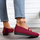 Summer New Women's Ballet Flats Round Toe Low Heel Barefoot Shoes Comfortable Casual Shoes Woman Loafers Zapatos De
