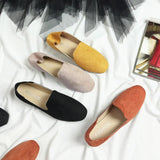 Flat-bottom Square Toe women shoes 2019 new Spring Autumn shoes woman Concise College British wind lazy ladies
