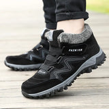 Breakj Heightening Couple Snow Boots Winter Plus Velvet Warm Men's And Women's Outdoor Cotton Shoes In The Gang Sports Cotton Shoes Men's