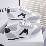 Breakj White Students Sports Leisure Flat Shoes Large Size Small White Shoes Women 2025 New Spring Breathable