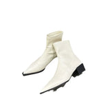 Breakj Short Boots Women's New 2023 Autumn / Winter Women's Boots Fashion Thick Heel Thin Boots Niche Design Martin