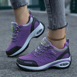 Breakj Autumn New Air Cushion Running Shoes Women's High Soft Bottom Shock Absorber Sports Thick-Soled Casual
