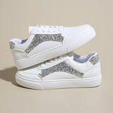 Breakj New Sleet Small White Shoes Women Thick Sole Lace Single Shoes Fashion Casual Board