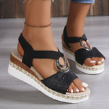 Breakj Thick-Solled Sandals 2025 Summer New Waterproof Table Sandals Fashion Slope