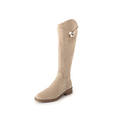 Comfortable Low Heel Boots 2023 New Oblique Temperament Girl Boots Are