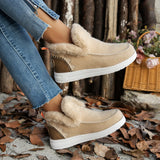 Breakj New Winter Women's Cotton Shoes Plus Plus Thick Hair Side Warm Cotton Shoes Women's