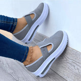 Women's Vulcanized Shoes Spring and Summer New Single Shoes Women's Sports Style Thick Bottom Single Shoes