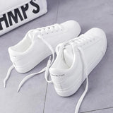 Breakj White Shoes Women In The Spring And Autumn Of The New Female Shoes Students Flat Tide Shoes Spring And Autumn Sports Leisure
