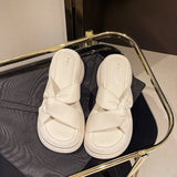 Breakj Bottom Cool Slippers Women 2025 Summer New Fashion Casual Word