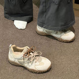 Breakj New Four-Season Forrest Shoes Wasteland Wind Thick-Sed-Stuel-Stude Shoes High-Value Niche Board