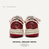 Breakj Zodiac Dragon New Year Version Of The Street Bread Shoes Thick Soles Increase The Red Shoes Red Plate Shoes Men And Women's Couple Fashion