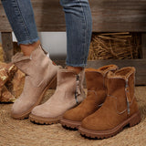 Breakj The Winter Of 2025, The New Snow Boots Woman And The Woman With Velvet Thicken And Warm Fashion Casual Cotton