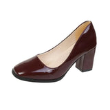 Heel Casual Women's Shoes Spring 2024 New Fashion Square Head Square Root High Heel 4243 Large Size Women's