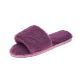 One Word Slippers Female Early Autumn 2023 New Cotton Slippers Home Indoor Fashion Warm Floor Cotton Slippers