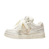 Breakj Shoes To Destroy The Aesthetic Double Shoes Tongue National Trend Men's Shoes Men's Fashion Shoes Bread Shoes Men's And Women's Same Small White