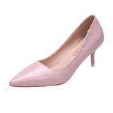 Black Sexy Stiletto High Heels Classic Womens Pumps 6cm/10cm Party Wedding Shoes Fashion Pointed Toe Red Sole Single