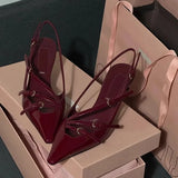 Breakj New Fashion Single Shoes Retro Pointed Women's Shoes High Heels