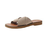 Breakj Slippers Women 2025 Spring And Summer New Fashion Wear A Word Cool Drag Level And Leisure Cross-Cool