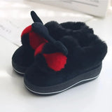 Soft Slippers Home Comfortable Women Shoes Indoor Bedroom Winter Female Footwear 2021 Slip on Cotton Flats Ladies