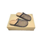 Breakj Woven Woven Half Slippers Women Summer Wear 2025 New French Dress Cool Slippers Roman Sandals