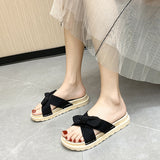 Breakj Red Cool Slippers Female Fairy Summer Outside Wearing Ins Tide 2025 New Fashion Out Burst Thick-Soled Beach