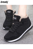 Women Boots Plus Size 35-47 Couple Winter Sneakers For Winter Boots Shoes Woman Keep Warm Ankle Botas Mujer Snow Boots