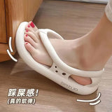 sandals Flip-flops, men and women can wear anti-skid wear-resistant jacketed thick slippers in summer
