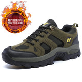 Breakj Warm Outdoor Hiking Shoes Tactical Combat Boots Training Shoes Running Men's Leisure Sneakers Tide