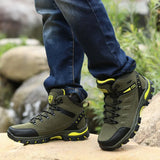 New Men's Shoes Hiking Shoes Autumn Anti-Slip Hiking Leisure Shoes Men's Outdoor Couple Travel Sports