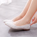Breakj Casual Women's Singles Flowers New Spring Women's Shoes Light-Mouthed Foot Fashion Comfortable Flat