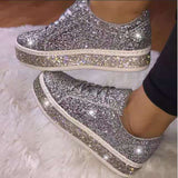 Breakj 2023 Spring Fashion Water Diamond Lide Size Flat Bottom With Women's Singles