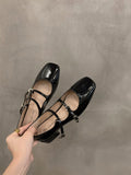 Women's Shoes 2023 New Summer French Night Black Spring And Autumn Single
