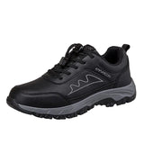 Breakj Leather Waterproof Mother Casual Shoes Soft Soles Of Anti-Slip Old Shoes Women Comfortable And Lightweight Middle-Aged Walking Shoes