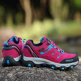 Breakj Men's And Women's Shoes Hiking Shoes Autumn And Winter Low Outdoor Hiking Cross-Country Shoes Wear-Resistant And Slippery Large-Size Tourism