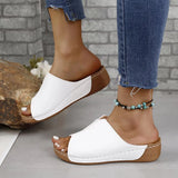 Women's Shoes Comfortable Slope With Slippers Simple Large Size Autumn Summer New Cool Drag