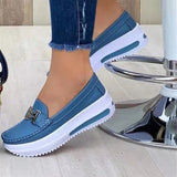 Breakj Women's Shoes Casual Mother Lefu Shoes Spring And Autumn With A Foot Pedal Shoes Single Shoe