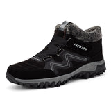 Breakj Heightening Couple Snow Boots Winter Plus Velvet Warm Men's And Women's Outdoor Cotton Shoes In The Gang Sports Cotton Shoes Men's