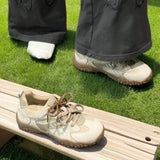 Breakj New Four-Season Forrest Shoes Wasteland Wind Thick-Sed-Stuel-Stude Shoes High-Value Niche Board