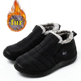 Snow Boots Women's 2021 Waterproof Ankle Boots Women Plus Size Cotton Boots Non Slip Warm Plush Women Shoes Botas