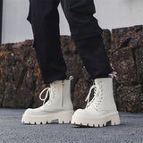 Breakj Platform Derby Martin Boots