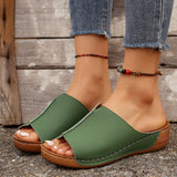 Breakj New Slope And Slippers Women Thick Bottom Lady Cool Drag Leisure Lightweight