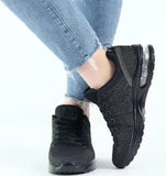 Breakj Women's Shoes Spring New Mesh Fly Weaving Breathable Lightweight Air Cushion Sneakers Women's Korean Version Of Student Casual Running