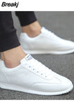 Leather Sneakers Boys Sport Vulcanized Shoes Men Comforthable Spring Sneakers Mens Casual
