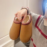 Women's Shoes, Snow Boots, Women's Winter Fashion, Baotou Slippers, Muffin, Thick Soles, Warm Cotton